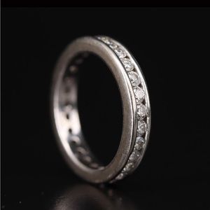 1.26 Carat Diamond Eternity Band In 14K White Gold